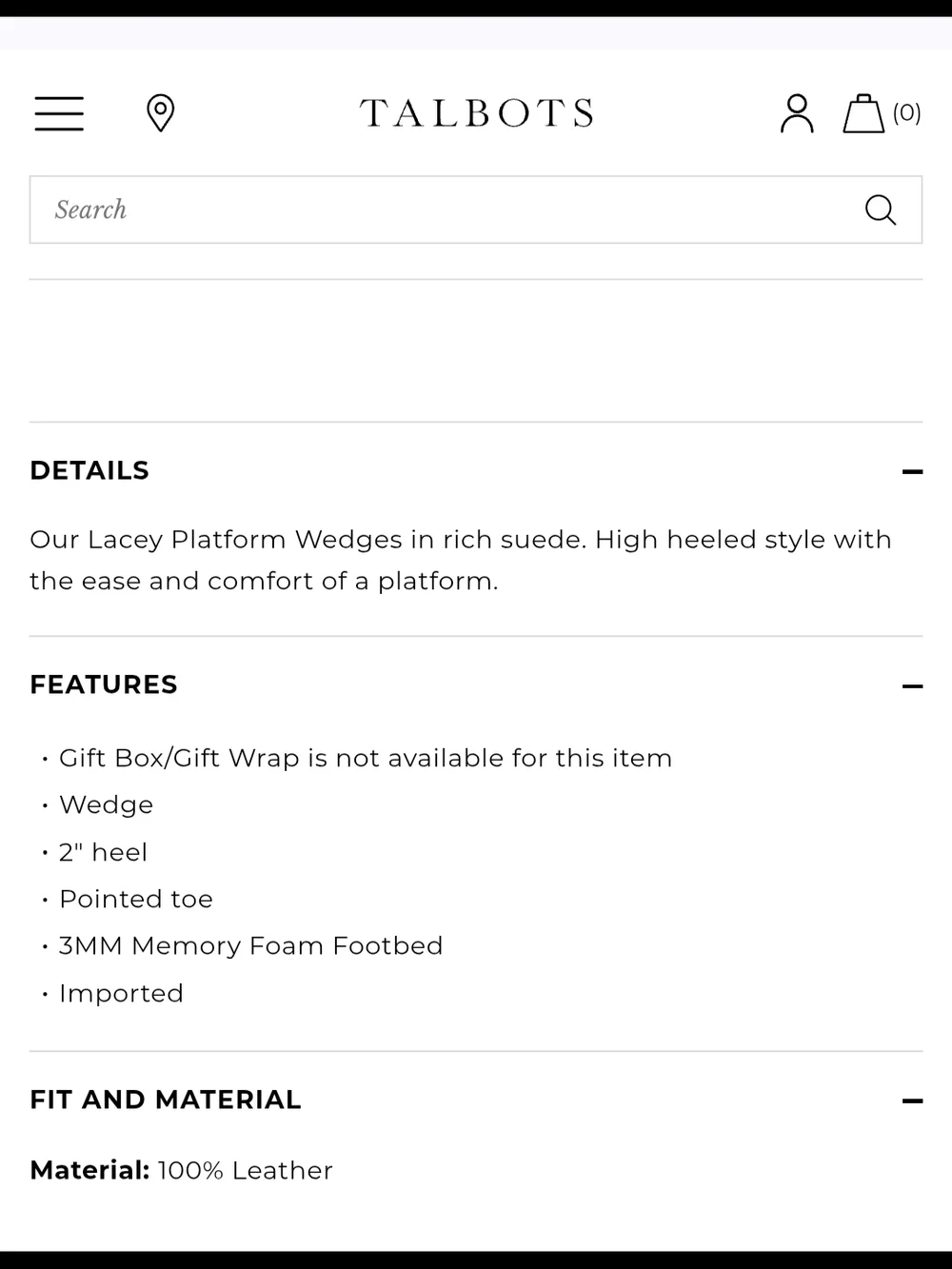 Talbots Lacey Navy Suede Wedge - Classic Women's Shoe - Picture 7 of 7